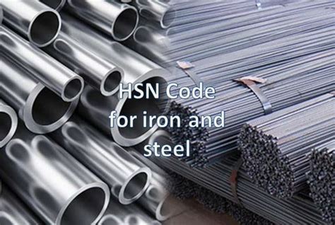 metal box hsn code|steel hsn code for gst.